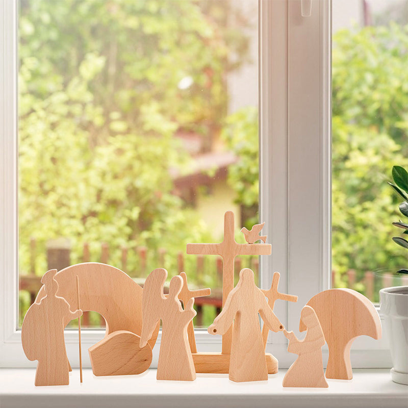 Skanto | Easter Scene Wood Decoration