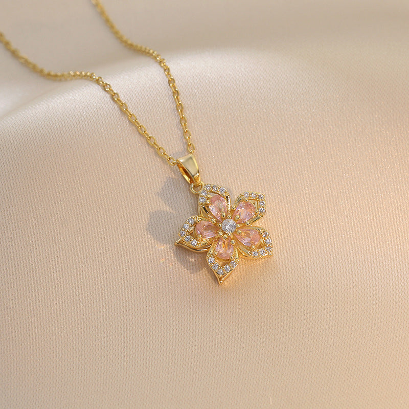 Skanto | Rotating Bauhinia Necklace