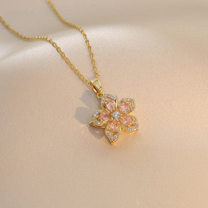 Skanto | Rotating Bauhinia Necklace