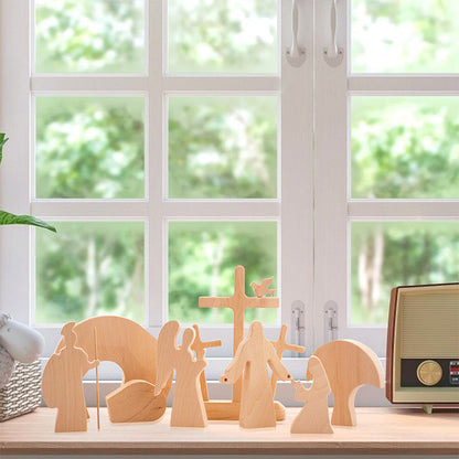 Skanto | Easter Scene Wood Decoration