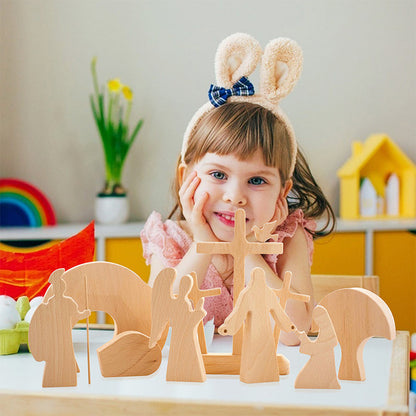 Skanto | Easter Scene Wood Decoration