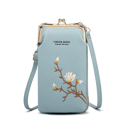 Skanto | Embroidered Women's Crossbody Wallet