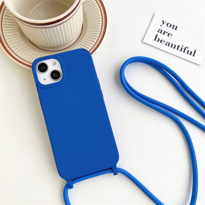 BowLift | Solid Silicone Lanyard Case for iPhone