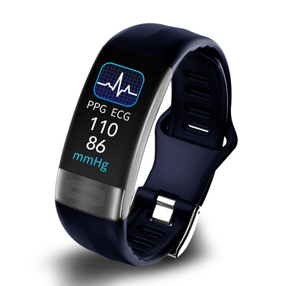 Brehn | P11 Plus Health-Tracker | Professional ECG & Blood Pressure Monitoring | HRV Analysis with Lorenz Scatterplot | SpO2 & Sleep Screening | IP67 Waterproof | Cycle Tracking