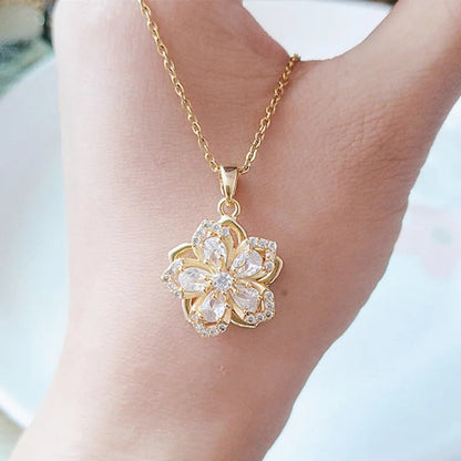 Skanto | Rotating Bauhinia Necklace