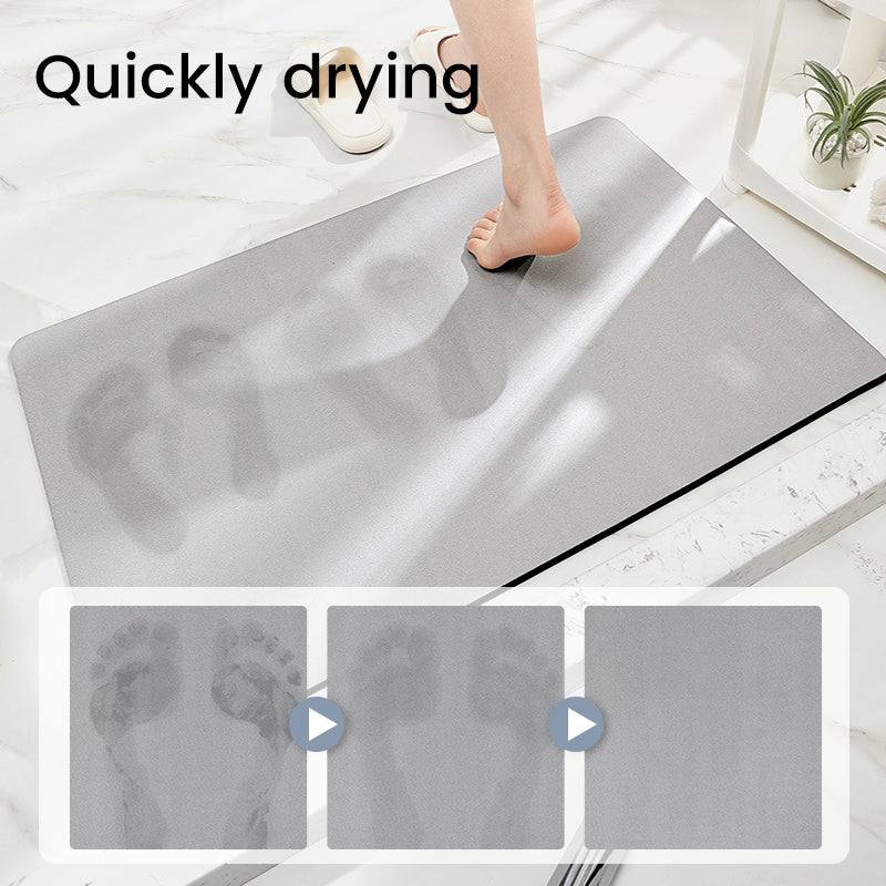Sandsberg | Solid color non-slip bathtub mat Soft Quick-drying Washable shower mat