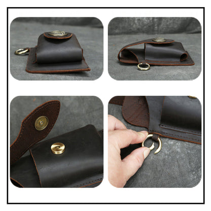 Multifunctional leather phone case