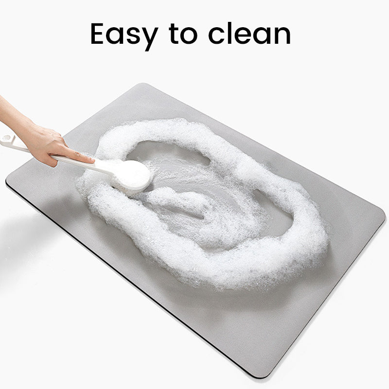 Sandsberg | Solid color non-slip bathtub mat Soft Quick-drying Washable shower mat