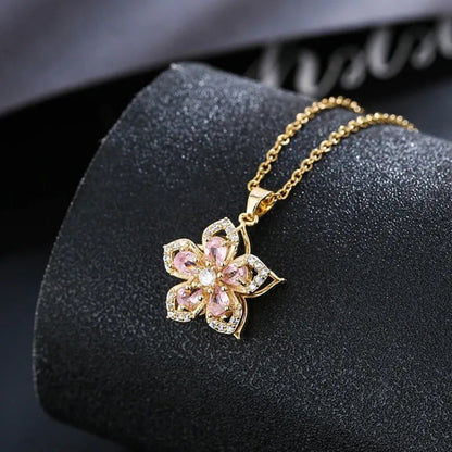 Skanto | Rotating Bauhinia Necklace