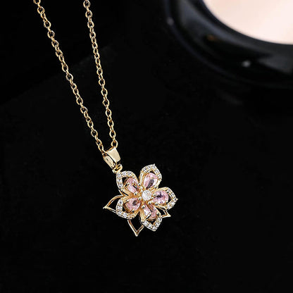 Skanto | Rotating Bauhinia Necklace