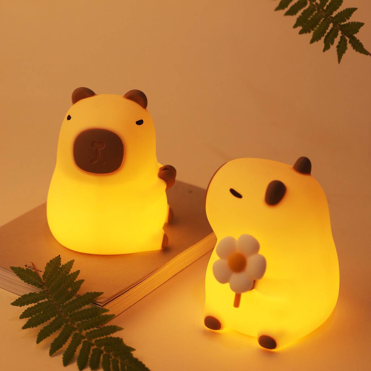 Garduru2024 Capybara Silicone Night Light | Soft & Kid-Friendly | Perfect Gift for Boys and Girls