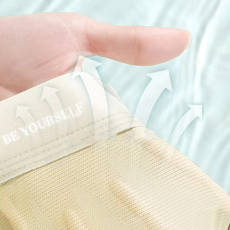 Breathable men's underwear made of ice silk