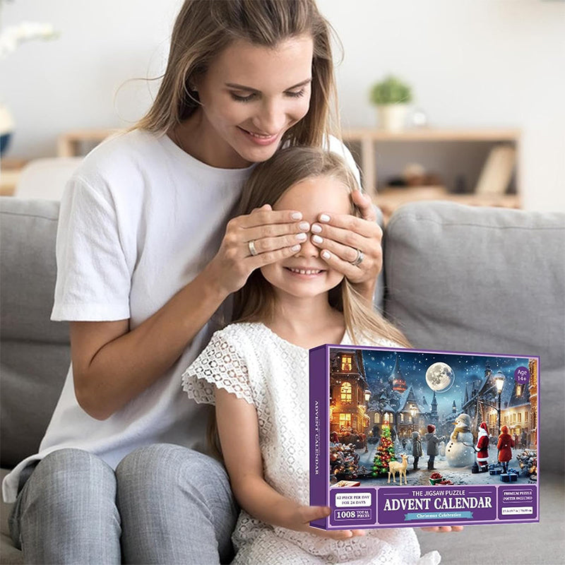 Skanto | 1000 Piece Christmas Puzzle Advent Calendar - Christmas Gift