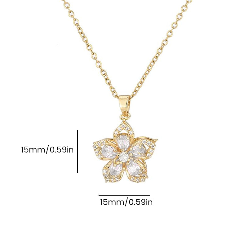 Skanto | Rotating Bauhinia Necklace