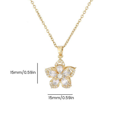Skanto | Rotating Bauhinia Necklace