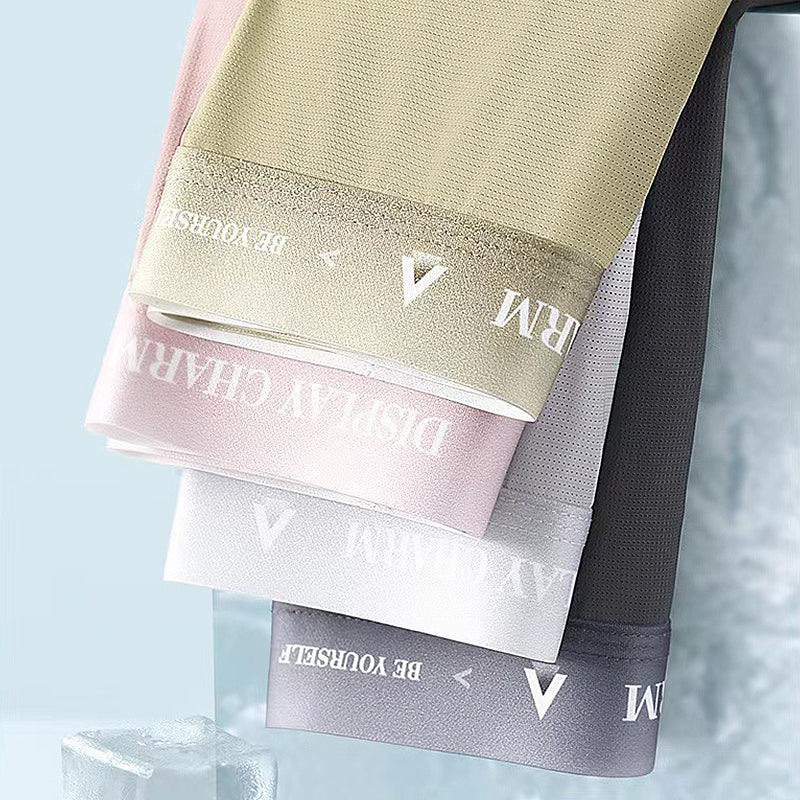 Breathable men's underwear made of ice silk
