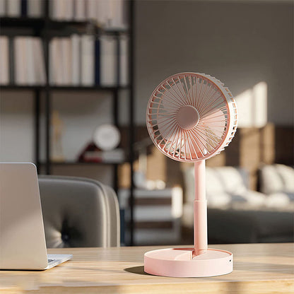 BowLift | Height-adjustable, rechargeable telescopic stand fan