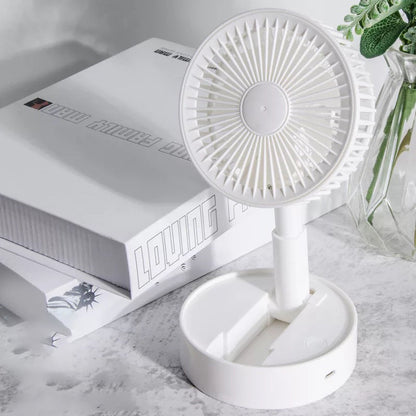 BowLift | Height-adjustable, rechargeable telescopic stand fan