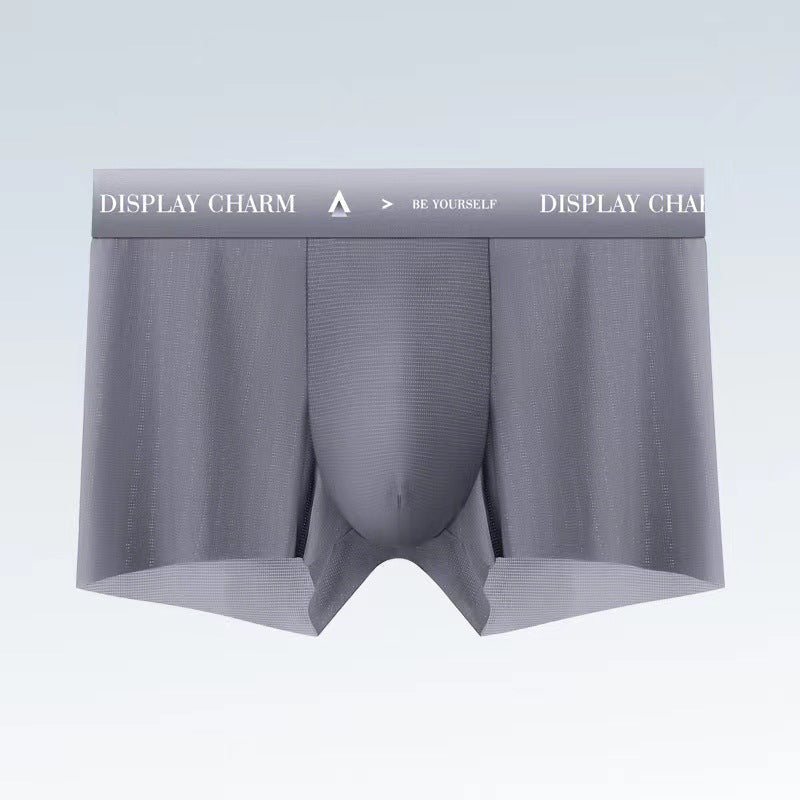 Breathable men's underwear made of ice silk