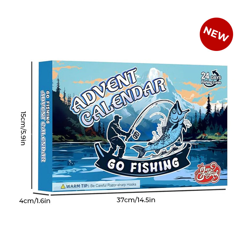 Skanto | 24 Days Christmas Countdown Fishing Rod Set