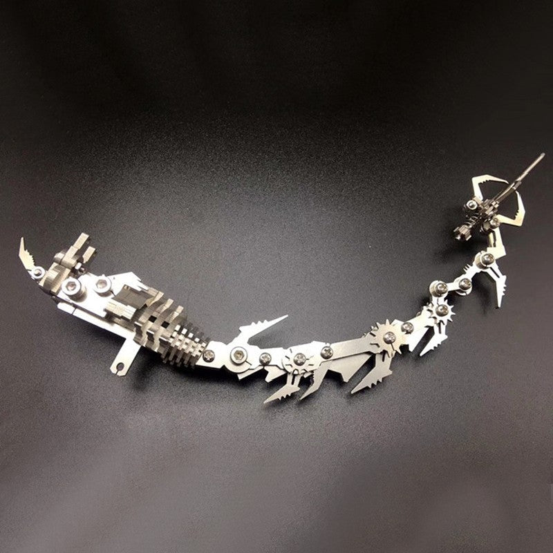 Skanto | 3D Skorpion Stainless Steel DIY Metal Building Blocks, for Fun, Gift & Display