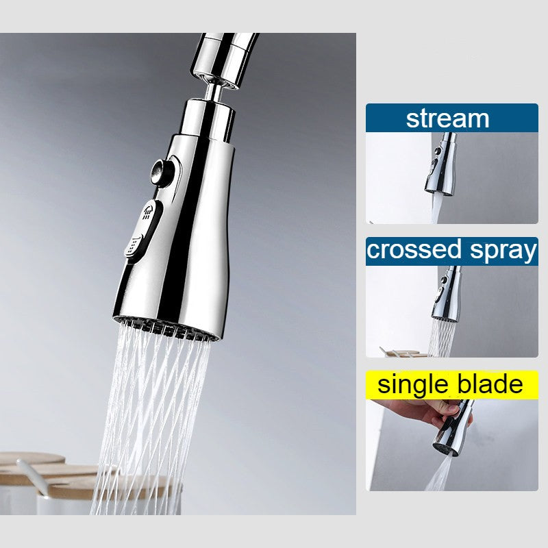 Skanto | Pull-out Spray Head with 3 Water Modes, for Bath and Kitchen Faucet