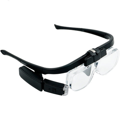 Kalsten | Portable Wearable LED Magnifying Glasses, with Adjustable Light Angle & Replaceable Lenses