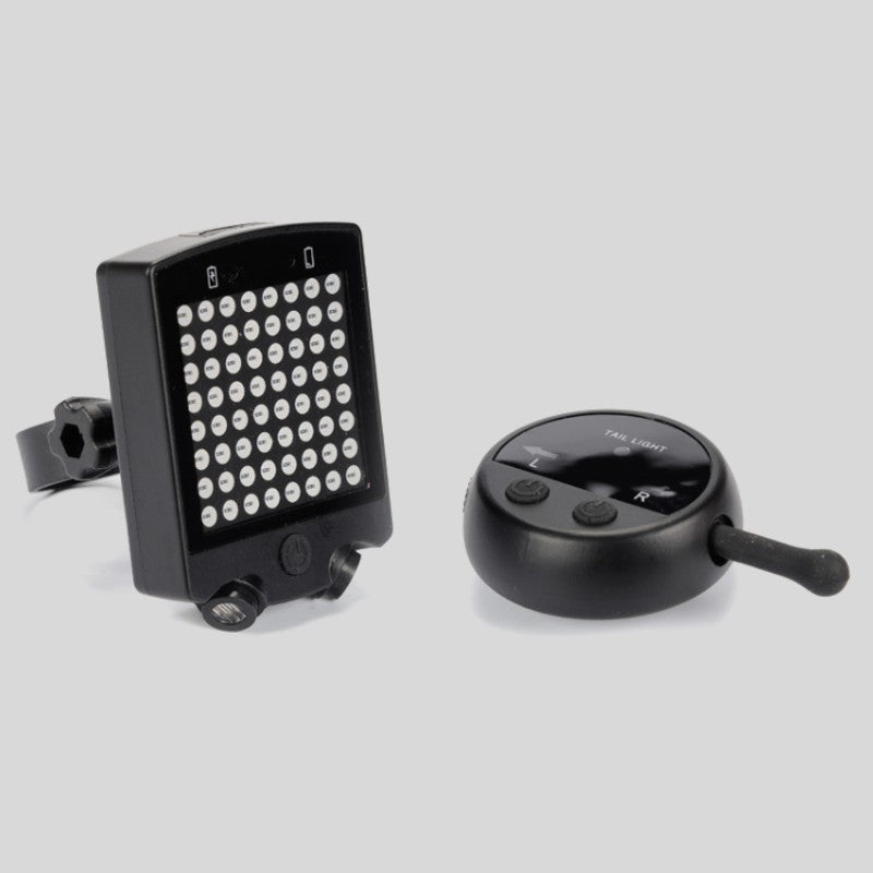 Brehn | USB rechargeable LED Bicycle Flashing and Laser Light, with Remote Control & Waterproof Design