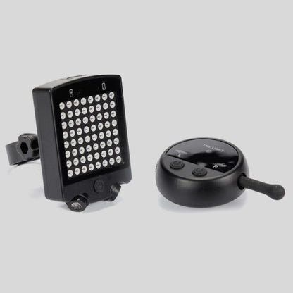 Brehn | USB rechargeable LED Bicycle Flashing and Laser Light, with Remote Control & Waterproof Design