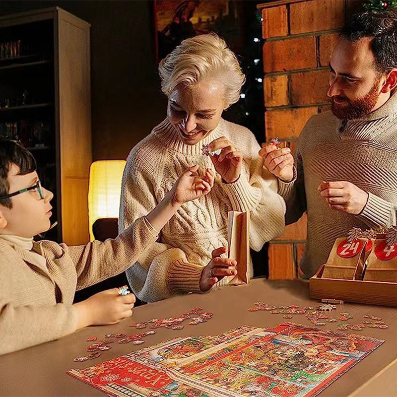 Skanto | 1000 Piece Christmas Puzzle Advent Calendar - Christmas Gift