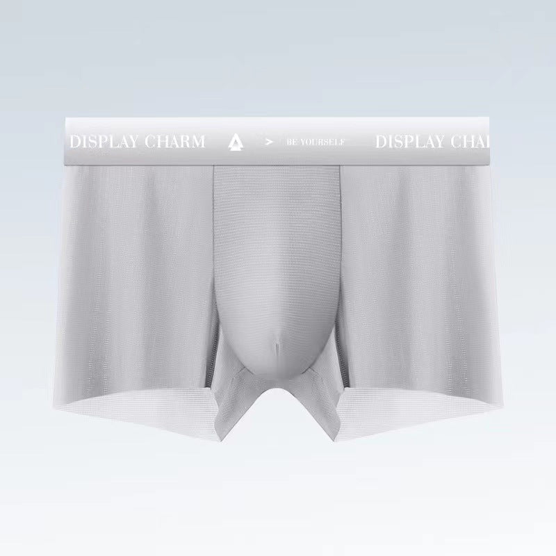 Breathable men's underwear made of ice silk