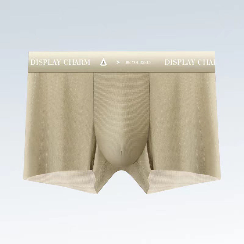 Breathable men's underwear made of ice silk