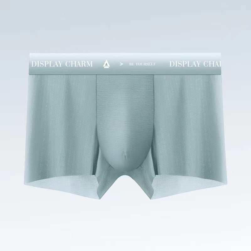 Breathable men's underwear made of ice silk