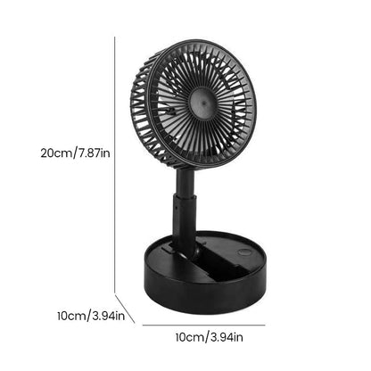 BowLift | Height-adjustable, rechargeable telescopic stand fan