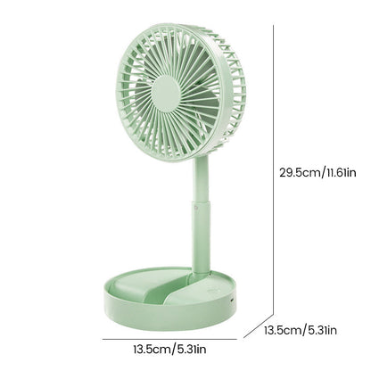 BowLift | Height-adjustable, rechargeable telescopic stand fan