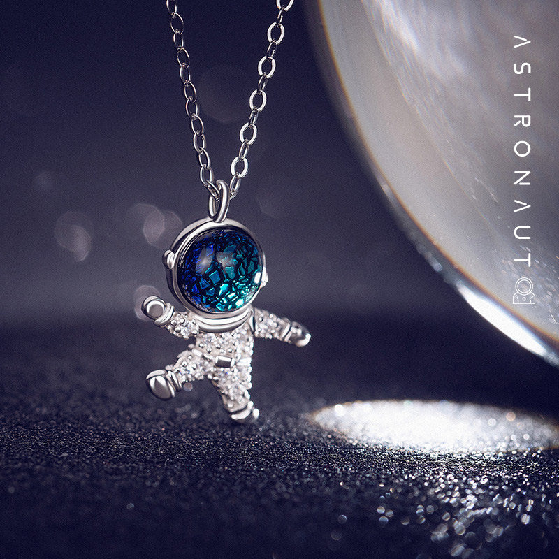 BowLift | Silver Astronaut Necklace, Jewelry Gifts for Women