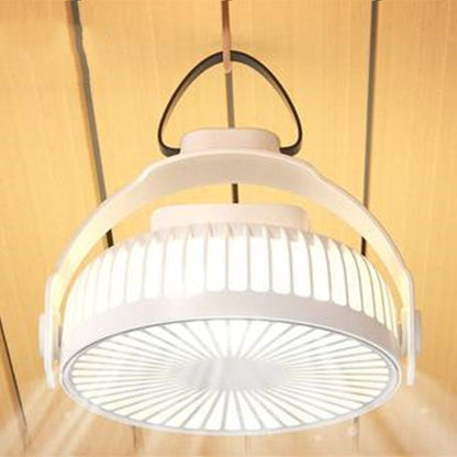 2-in-1 Rechargeable Portable Hanging / Desk Fan, with Night Light, 4 Adjustable Wind Speeds | Karnz