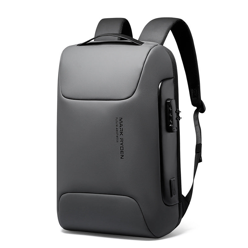 BowLift | Stylish Large Capacity Backpack, with Combination Lock, Waterproof Fabric, USB Port & Anti-theft pockets, for School, Commute, or Travel