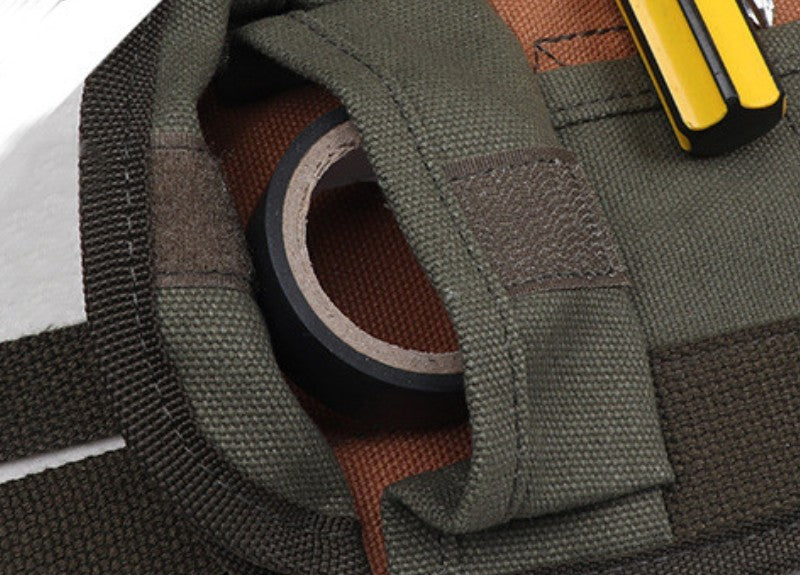 Skanto | Durable Portable Tool Roll Storage Bag, with 19 Pockets & 5 Compartments, for Home, DIY & More