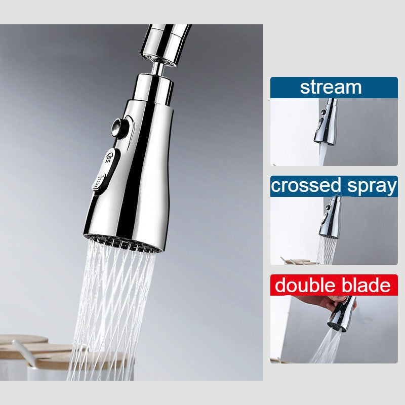 Skanto | Pull-out Spray Head with 3 Water Modes, for Bath and Kitchen Faucet