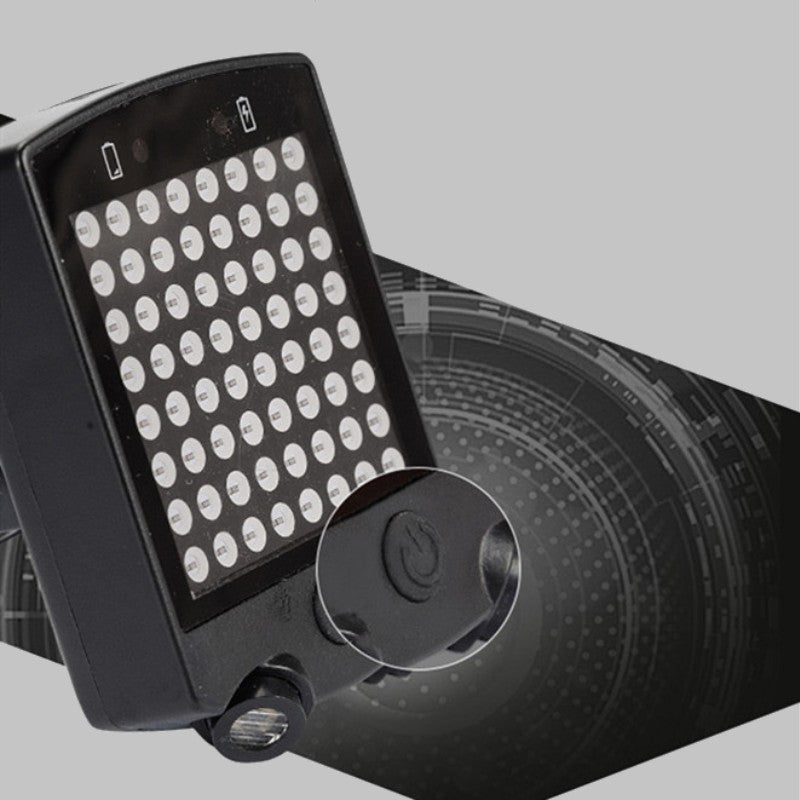 Brehn | USB rechargeable LED Bicycle Flashing and Laser Light, with Remote Control & Waterproof Design