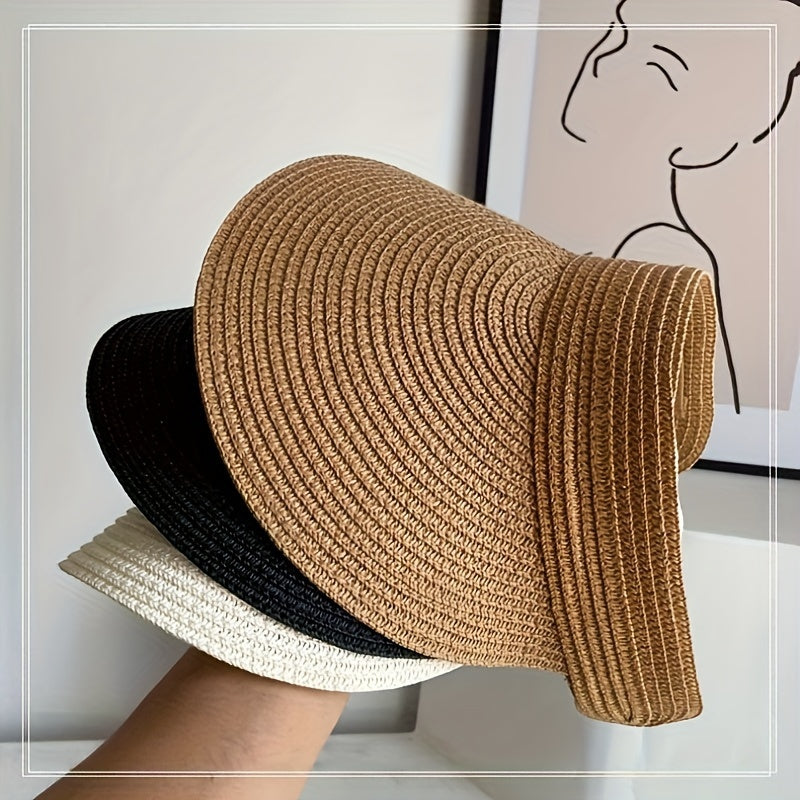 Foldable Sun Hat Sun Crown with Wide Brim – Comfortable and UV Protection