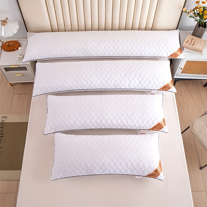 LuxurySoft - Extra long hypoallergenic pillows for back and side sleepers, soft and breathable, machine washable | Karnz