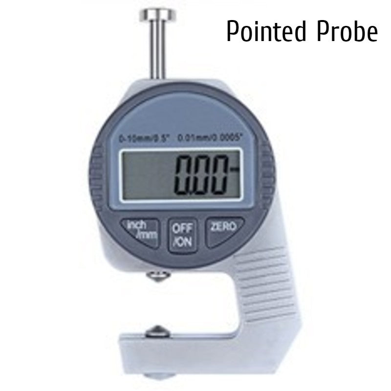 Brehn | Portable electronic digital thickness caliper (0~12.7 mm), with precise LCD display, available with three probes