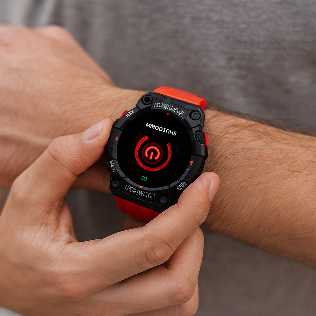Waterproof Smartwatch with Fitness Tracking