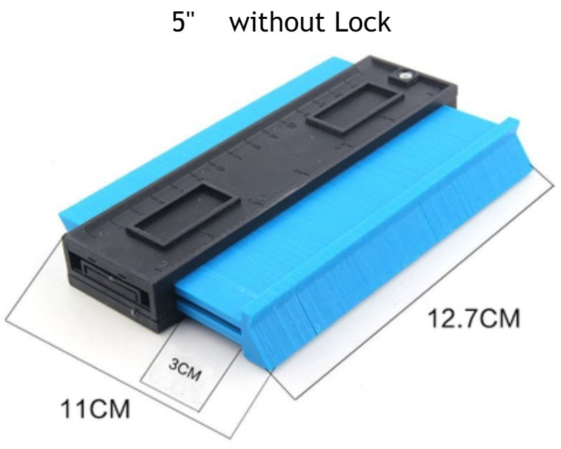 BowLift | Contour Gauge Profile Tool with Lock, for DIY, Pipes, Tiles, Floors, Construction, Corners and Woodworking