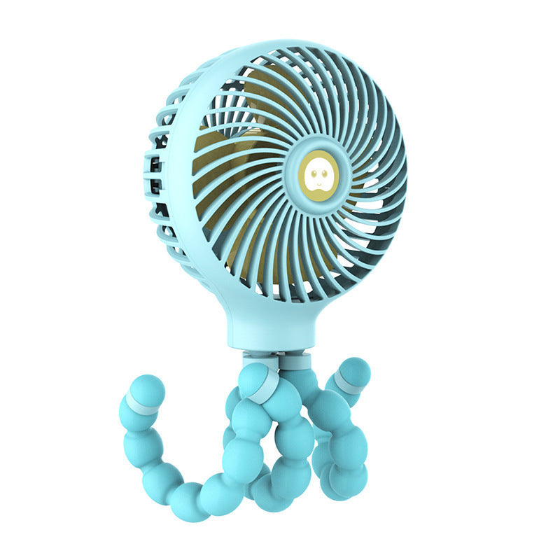 BowLift | Portable Rechargeable Fan with Adjustable Tripod & 3 Wind Modes, for Home, Desk, Stroller & More