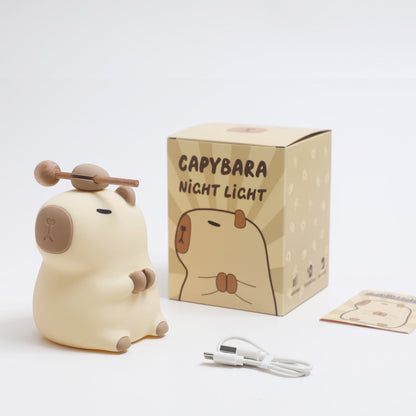 Garduru2024 Capybara Silicone Night Light | Soft & Kid-Friendly | Perfect Gift for Boys and Girls