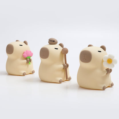 Garduru2024 Capybara Silicone Night Light | Soft & Kid-Friendly | Perfect Gift for Boys and Girls