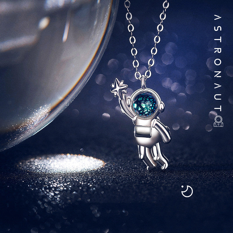 BowLift | Silver Astronaut Necklace, Jewelry Gifts for Women
